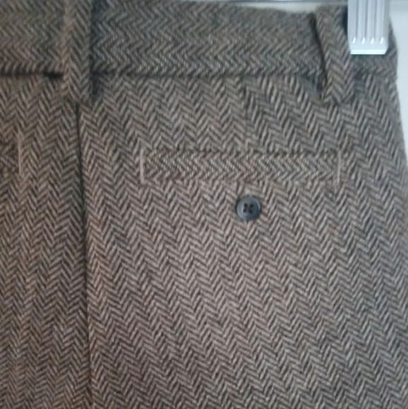 Janie & Jack Boys Wool Blend Herringbone Suit Trousers Size 18-24 Mos. - Picture 7 of 8